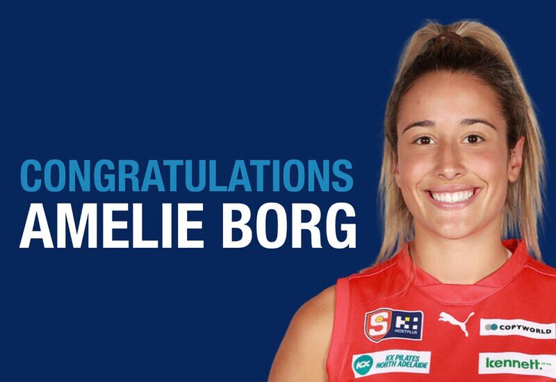 Congratulations to Amelie Borg